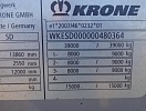 Шторный полуприцеп тент/штора Krone SD 80364
