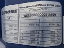 Шторный полуприцеп тент/штора Krone SD 19459