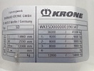 Шторный полуприцеп тент/штора Krone SD 90347