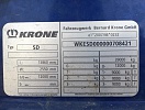 Шторный полуприцеп тент/штора Krone SD 08421
