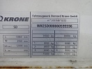 Шторный полуприцеп тент/штора Krone SD 95596